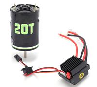 540 Brushed Motor 320A ESC,540 20T Brushed Motor 320A ESC,540 27T Brushed Motor 320A ESC,540 Brushed Motor 320A ESC for Axial SCX10,540 Brushed Motor 320A ESC for TRX4 D90,Brushed Motor ESC Combo Set