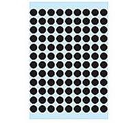 HERMA 1849 Markierungspunkte, Durchmesser: 8 mm, schwarz (540 Etiketten)