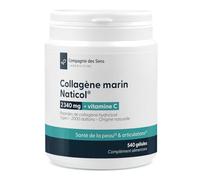 540 gélules - Collagène marin hydrolysé Naticol® - Type I - 2000 Daltons - Enrichi en vitamine C