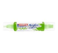 5400 acrylique 3D Double doublure jaune vert