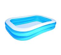 54006 piscine gonflable rectangulaire Bestway 262 x 175 x 51 cm en vinyle, 2 anneaux MWS