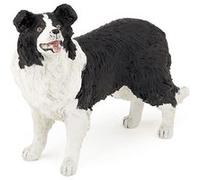 54008 Border collie figurine papo Rouge G