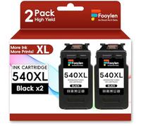 540XL Noir PG-540XL Noir Multipack Compatible pour Les Cartouches d'imprimante Canon 540 XL Noir PG-540 pour Canon TS5150 Cartouches d'imprimante TS5151 MG3650 MG3550 MX535 MG3150 MG4250