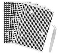542 Autocollants en Strass Acrylique - Feuilles pour Décoration d'Ongles et Loisirs Créatifs
