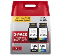 545 546 XL Cartouches d'impression, PG-545XL CL-546XL Compatibles avec Les Canon Cartouches d'impression 545 546 XL Multipack pour Pixma TS3400 TS3100 TS3150 TS3300 TS3350 TS3450 TR4500 TR4551 MX495