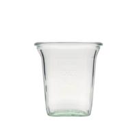 545 ml WECK Quadroglas, carré, ouverture : bord rond
