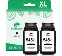 545 XL Cartouche d'encre Remplacement pour Canon 545XL pour Canon Pixma TS3350 TS3150 TS3151 TS3355 TS3352 TR4550 TR4551 iP2850 MG2550 MG2555 MG2950 MG3050 MG2450 MX495 MX490 Imprimante