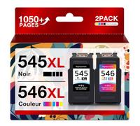545XL 546XL Cartouche d'encre Remplacement pour Canon PG-545XL CL-546XL