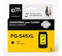 545Xl- Cartouche D'Encre Compatible Avec Canon Pg-545 Xl - Pour Mg 2400-2450 - 2455 - Pixma Ip 2800 Series - Ip 2820 - Ip 2850 (545Xl Noir)