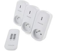 [54663] CHACON Set de 3 prises On/Off+ télécommande (2000W - FR)