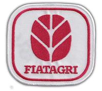 546A - Ecusson Patch Brodé Thermocollant - 7,9 cm x 7,4 cm - Tracteur Italie Machine Agricole Rétro Vintage