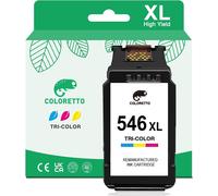 546Xl Cartouches D'Encre Remanufacturées Pour Canon Cartouche 545 546 Pixma Mg2550 Mg2555 Mg2555S Mg2950 Mg3050 Mg2450 Mx495 Ts3350 Ts3150 Ts3151 Ts3355 Ts3352 Tr4550 Tr4551 Ip2850