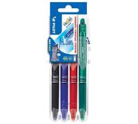 [547938] PILOT Stylo roller FRIXION BALL CLICKER 07 Set2Go, étui de 4