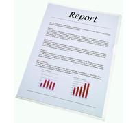 Leitz Chemise-coin Premium A4 Matière grainée mate transparente Polypropylène 115 microns Lot de 10