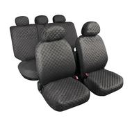 Biba Set De Housses Coordonnées Anthracite 2 Antérieures 2 Postérieures