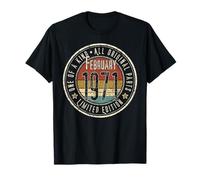 54ème Anniversaire Vintage février 1971 Retro Limited Edition T-Shirt