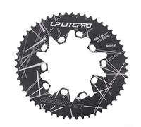 54T 56T 58T Plateau ovale pour VTT et vélos de route Compatible avec 110/130 7/8/9/10 vitesses en alliage d'aluminium usiné CNC pour une performance améliorée (54T)