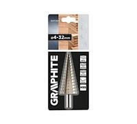 54T304 Foret graduel, conique, multi-étages Ø: 4-32 mm GRAPHITE