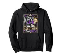 54th Birthday Queen Chapter 54 Fabulous Since 1972 Women Sweat à Capuche