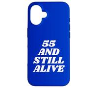 55 and Still Alive 55th Funny Birthday Party - 55 Years Old Coque pour iPhone 16