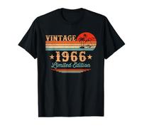55 Ans Vintage 1966 édition limitée 55e Anniversaire Homme T-Shirt Graphique avec Valeur