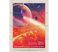 55 Cancri E Lava Life NASA Space Tours Travel XL Giant Panel Poster (8 Sections) La vie Espace Voyage Affiche