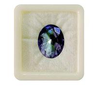 55 carats, Quartz mystique naturel de pierre précieuse en vrac, forme ovale, astronomie et astrologie, Singh Rashi Upratan, Jupiter, pierre de naissance d'avril, fabrication de bijoux 2 carats