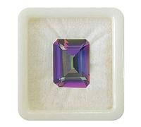 55 carats, Quartz mystique naturel pierre précieuse en vrac, forme rectangulaire, astronomie et astrologie, Singh Rashi Upratan, Jupiter, pierre de naissance d'avril, fabrication de bijoux 10 carats