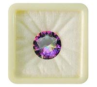 55 carats, Quartz mystique naturel pierre précieuse ronde, astrologie, Singh Rashi Upratan, Jupiter, pierre de naissance d'avril, fabrication de bijoux 3 carats