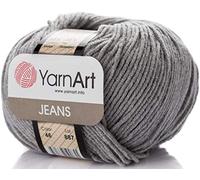 55% Coton 45% Acrylique YarnArt Jeans Sport Yarn 1 écheau/pelote 50 gr 174 yds (46)