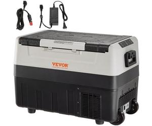 55 L Glacire lectrique Portable - VEVOR - Rfrigrateur de Voiture Double Zone - 0,6 kW.h -20 C 10 C Rglable