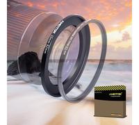 55 mm to 82 mm Lens Adapter, for 55 mm Lens to 82 mm Filter Adapter, Compatible with All 82 mm Filter Accessories