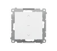 55 MODULE BLANC MAT CONNECTEUR DE STORE 1-0-2 PINCES GG1K.01/111