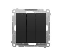 55 MODULE NOIR MAT CONNECTEUR 3X PINCES À RESSORT TW31.01/149