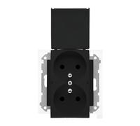 Double prise pour version IP44 avec Simon 55 TGZ2BMCZ.01/149