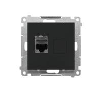 55 MODULE NOIR MAT PRISE ORDINATEUR 1X UAE 8 T61.01/149