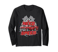 55 Need for Speed 4ème Anniversaire avec Drapeaux à Carreaux Manche Longue