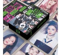 55 pièces Ensemble de mini-cartes photo K-POP BABY MONSTER, collection de cartes LOMO 2e album "WE GO UP", Ruka, Pharita, Asa, Ahyeon, Rami, Rora, Chiquita, marchandise pour fans, mini-cartes d'idoles