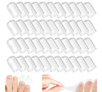 55 Pièces Protection des Orteils Transparent, Orteils en Silicone Respirant | Protection des Orteils en Silicone-anti-friction, élasticité élevée Adaptée à la Marche en Cours D'exécution