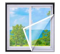 55 x 160 cm, moustiquaires pour fenêtres, ne nécessite pas de perçage - Livré avec ruban adhésif solide