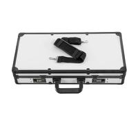 55 x 27 x 11 cm - Trousse de coiffeur - Trousse à outils - Sac de transport de grande capacité - Trousse de toilette mobile, blanc/noir, Ce produit est adapté pour ranger les outils de coiffure et les