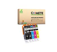 550 551 XL - Pack de 5 Cartouches d'encre compatibles avec CANON PGI-550 CLI-551 XL PGI550 CLI551 XL 550XL 551XL 2 Noir + 1 Cyan + 1 Magenta + 1