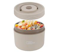 550 ml Bocal Isotherme pour Aliments, 2 Couches en Acier Inoxydable, Conteneurs de Stockage des Aliments, Crème Blanche Boîtes Pique-nique avec Couvercles, Boîtes à Déjeuner pour Enfants (Bento Isolé)