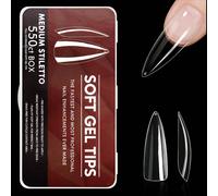 550 pièces Pointes d'ongles à coller à couverture complète, pointues, amande, carrées, cercueil, style français, faux ongles, pointes d'ongles en gel à tremper, emballage capsule, fournitures d'ongles