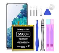 [5500 mAh] Batterie de rechange pour Samsung Galaxy S20 FE, EB-BG781ABY pour Galaxy S20 FE (G780F), S20 FE 5G (G781B), A52 (A525F), A52 5G (A526B), A52s (A528B) avec kits d'outils de réparation