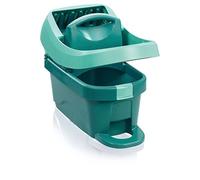 Leifheit Essore-housse Profi XL avec roulettes et pédale d'essorage, seau essoreur pratique compatible avec lave-sol Profi, seau en plastique de 8L