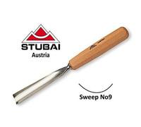 550920 Stubai 20Mm N°9 Balai Droit Gouge À Bois