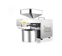 550W Machine De Presse À Huile Extracteur D'huile Pressée À Chaud Et À Froid Acier Inoxydable Expulseur D'huile Machine De Pressage À Haute Extraction D'huile Pour Les Graines D'arachide Maïs