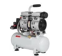 550W Moracle Silent Compresseur d'air sans huile de 2 gallons silencieux réservoir 9 litres avec moteur en cuivre pur Bricolage pour débutants