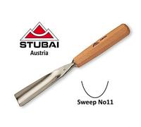 551120 Stubai 20Mm N°11 Balai Droit Gouge À Bois